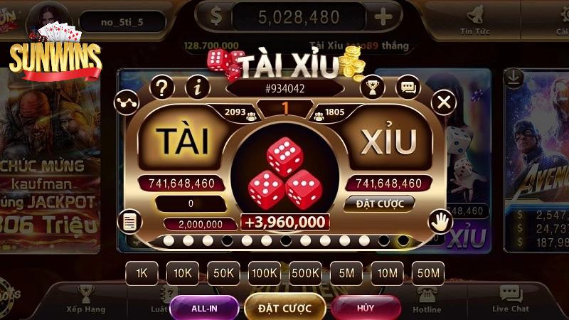 Tài Xỉu Sunwin có sức hấp dẫn ấn tượng