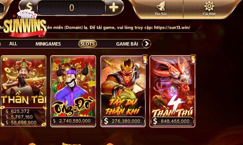 nổ hũ thần thú Sunwin